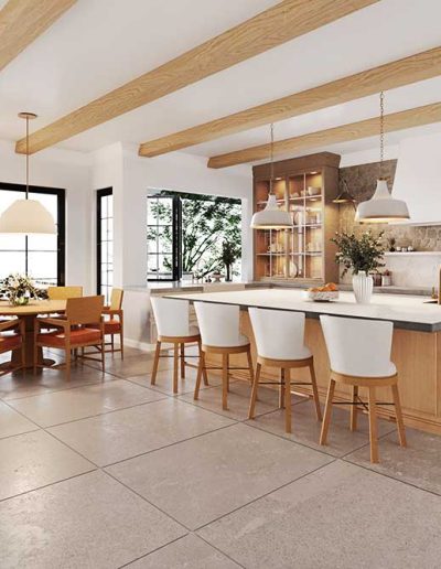 Kitchen interior visual design
